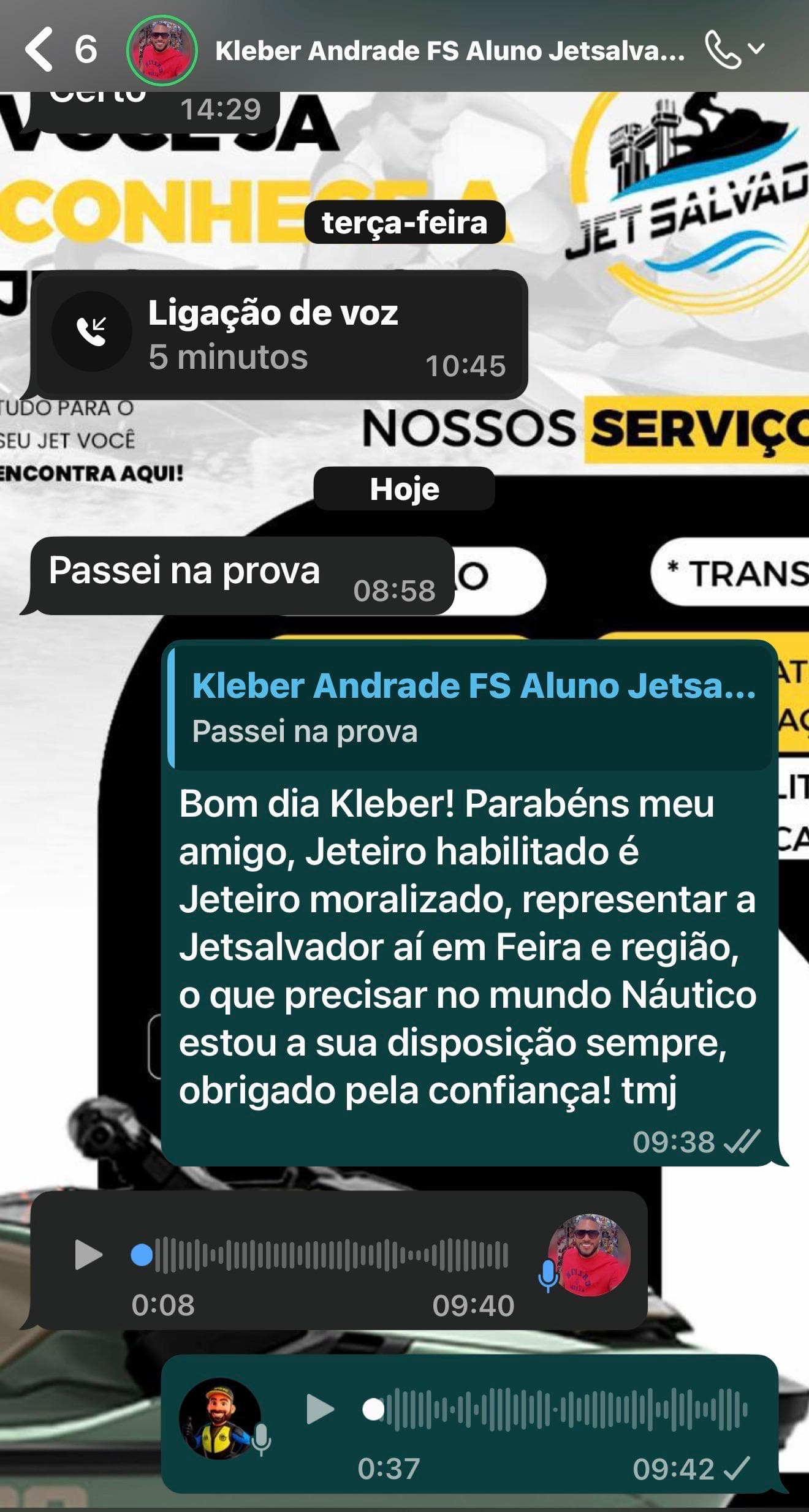Depoimento Kleber Andrade